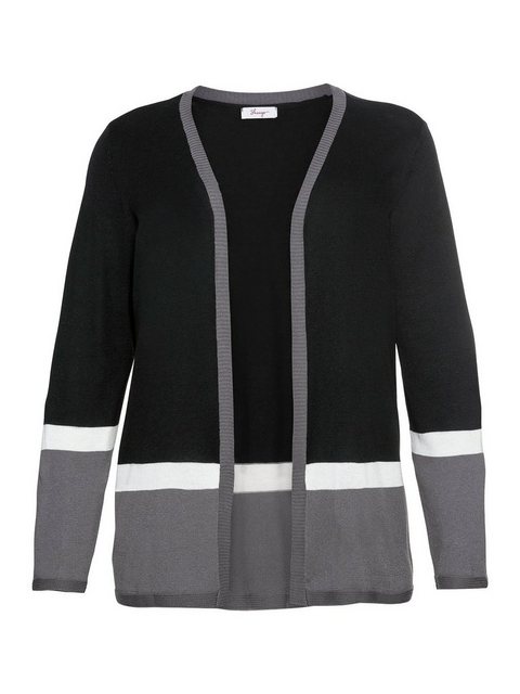 Sheego Strickjacke "Große Größen", im Colour-Blocking Stil günstig online kaufen