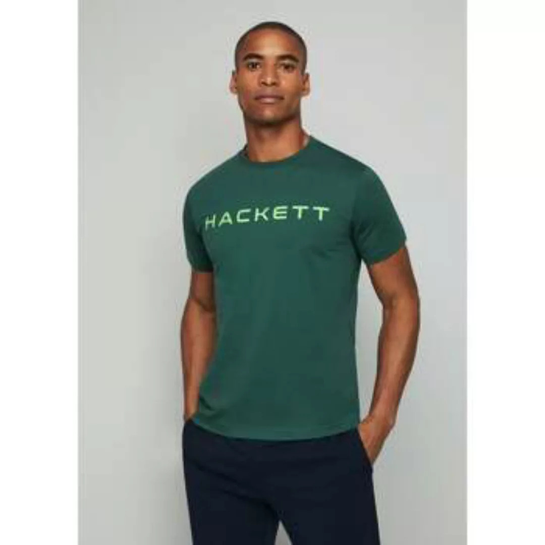 Hackett  T-Shirts & Poloshirts Essential T-Shirt – grüngrau günstig online kaufen