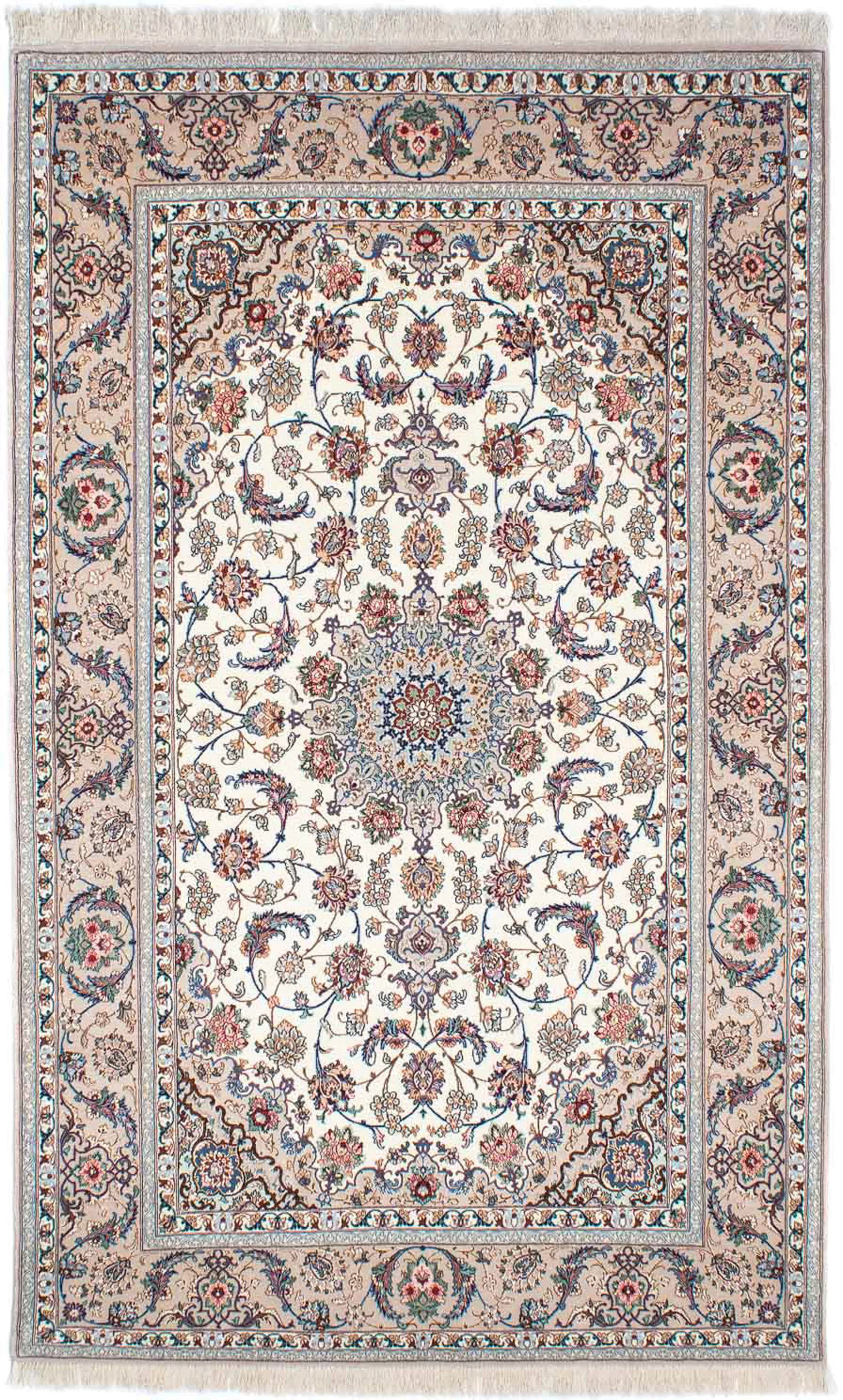 morgenland Orientteppich »Perser - Isfahan - Premium - 230 x 145 cm - beige günstig online kaufen