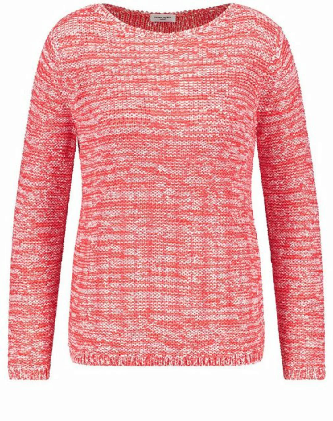 GERRY WEBER Rundhalspullover Pullover mit Bicoloroptik (1-tlg) soft günstig online kaufen