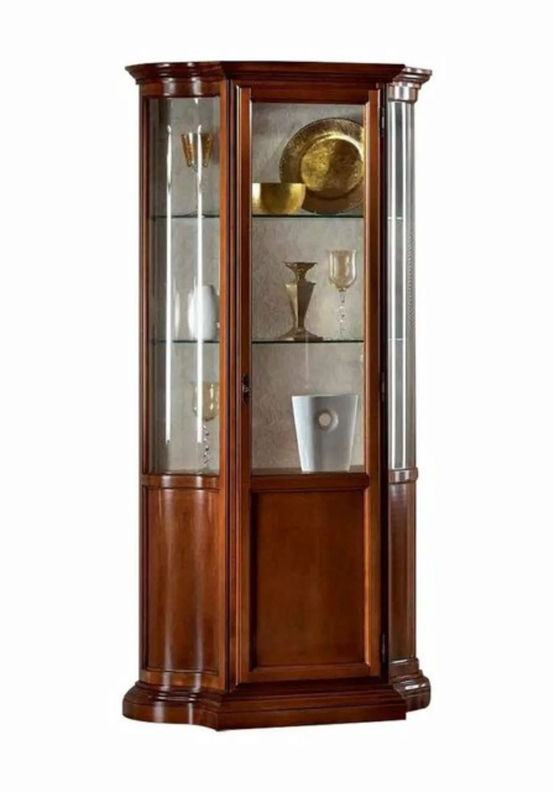 JVmoebel Vitrine Vitrine Glasschrank Braun Luxus Italienische Möbel Vitrine günstig online kaufen