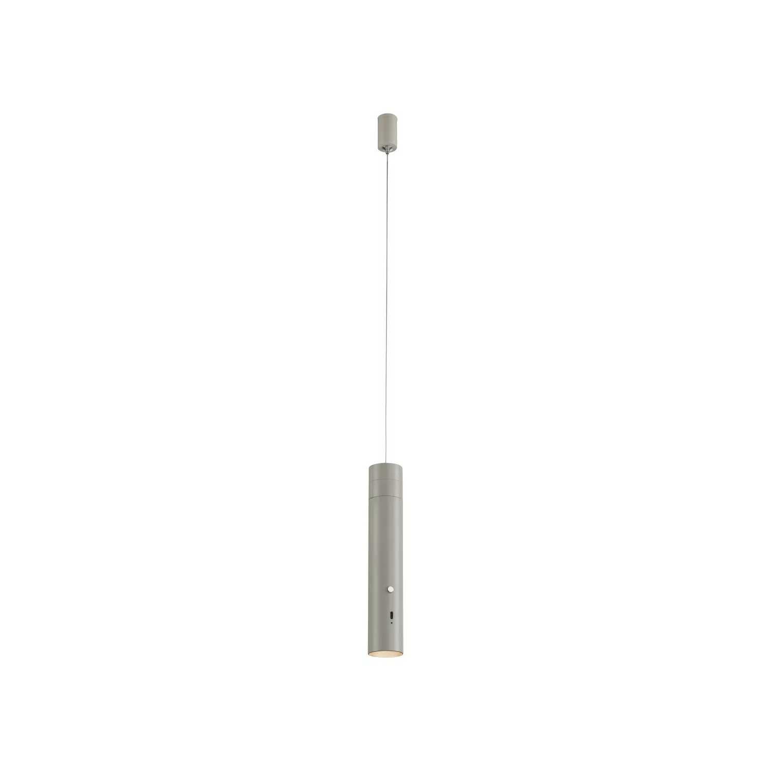 Just Light. LED-Akku-Pendelleuchte Attach Greige 120 cm x Ø 16 günstig online kaufen