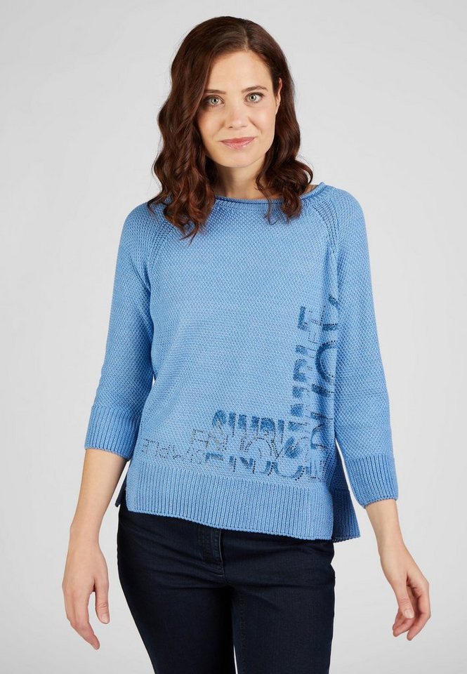 Rabe Strickpullover "RABE Strickpullover mit Wording" günstig online kaufen