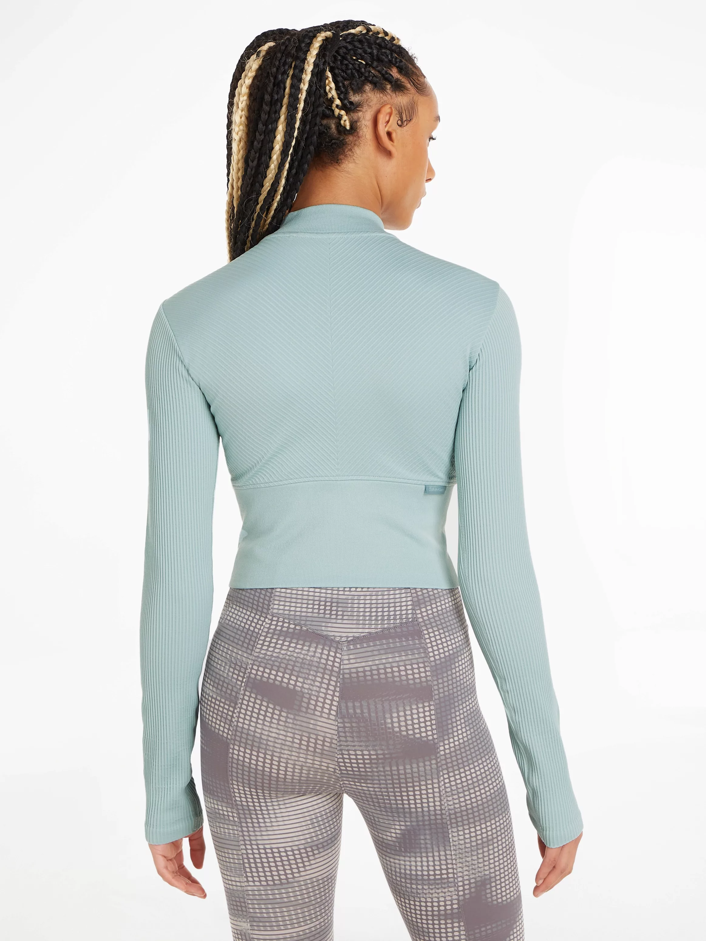 Calvin Klein Sport Stehkragenpullover "WO - Seamless Full Zip Jacket" günstig online kaufen