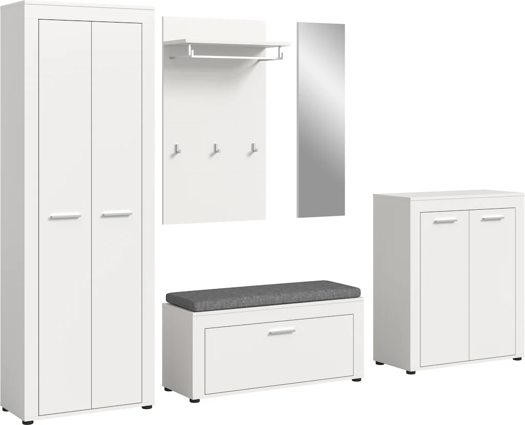 INOSIGN Garderoben-Set "Aosta", (Set, 6 St.), Aosta, Höhe 191 cm, Garderobe günstig online kaufen