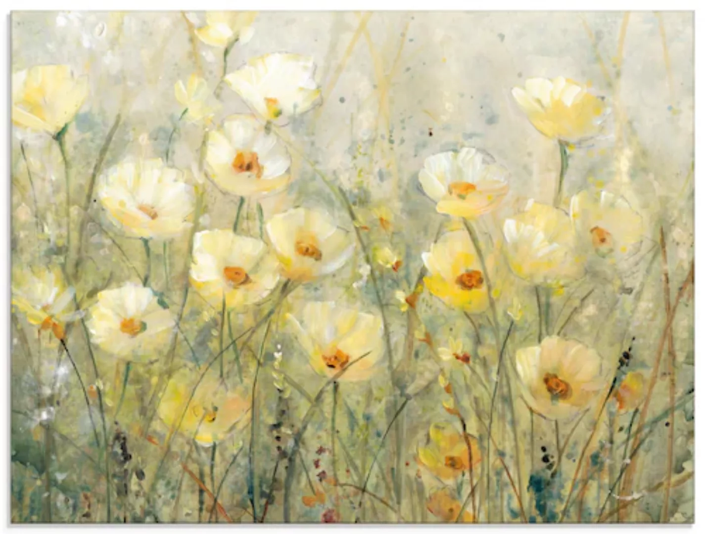 Artland Glasbild »Sommer in voller Blüte I«, Blumenwiese, (1 St.), in versc günstig online kaufen