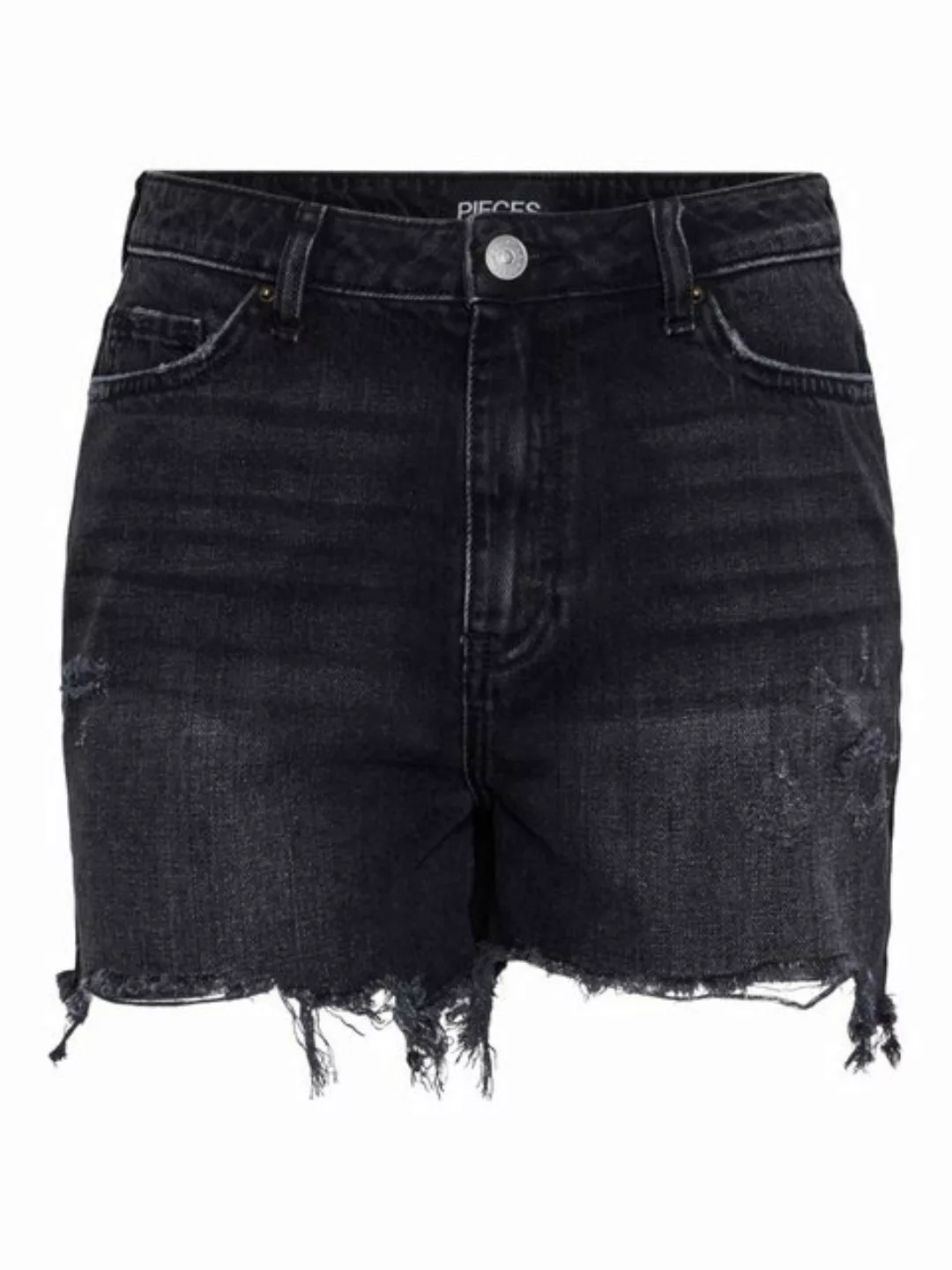 pieces Jeansshorts SUMMER (1-tlg) Fransen günstig online kaufen