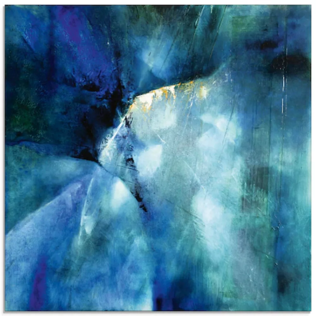Artland Glasbild "Komposition in blau", Gegenstandslos, (1 St.) günstig online kaufen