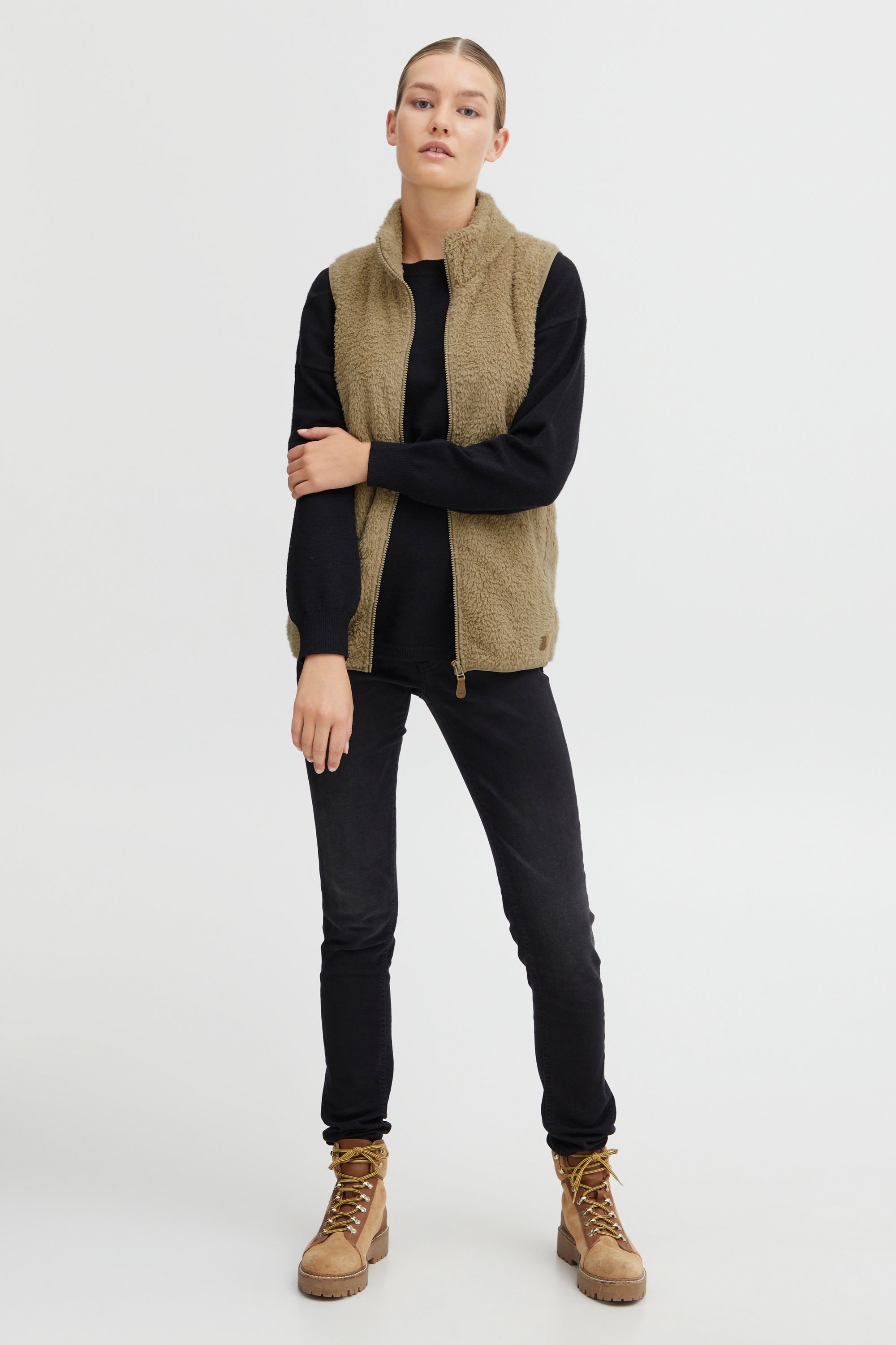 OXMO Sweatweste OXTheri Weste aus Teddy-Fleece günstig online kaufen