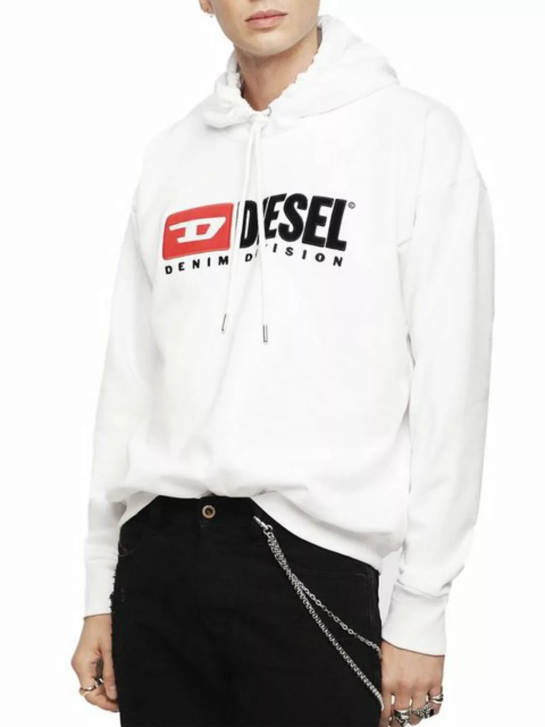 Diesel Kapuzensweatshirt Regular Fit Hoodie - S-DIVISION 100 - XL günstig online kaufen