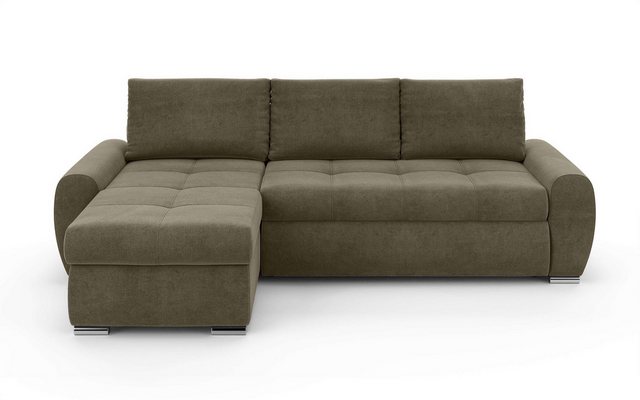 INOSIGN Ecksofa Haverhill mit Bettfunktion und Bettkasten, B/H/T 237/89/166 günstig online kaufen