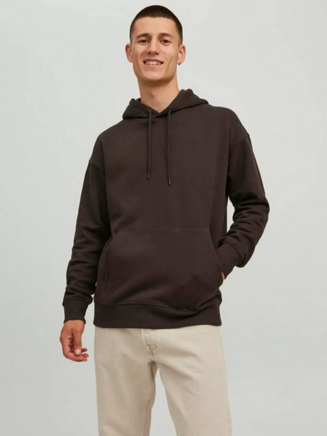 Jack & Jones Kapuzensweatshirt "JJESTAR BASIC SWEAT HOOD NOOS", mit Rippbün günstig online kaufen