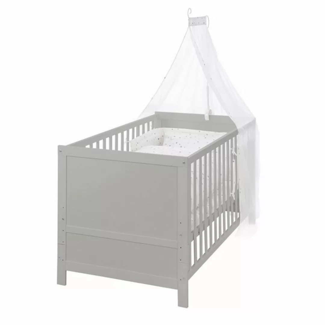 roba® Komplettbett »Sternenzauber, taupe«, (7 tlg.), inkl. Babybett, Matrat günstig online kaufen