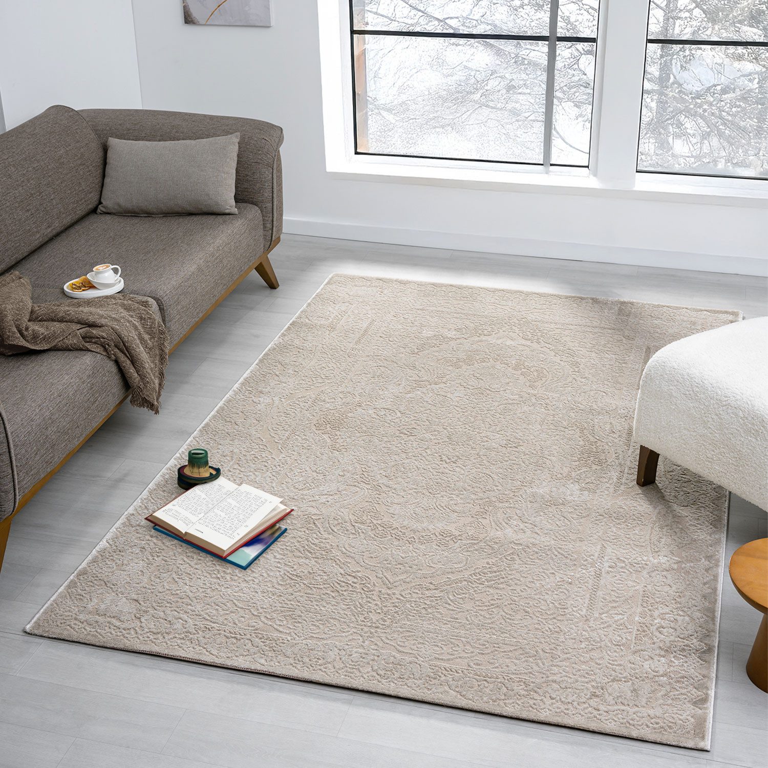 Vimoda Orientteppich Costalight, Wohnzimmerteppich Kurzflor, Rechteckig, günstig online kaufen