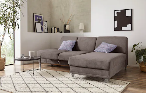 sit&more Ecksofa "Clio L-Form", wahlweise mit Bettfunktion oder Vorziehsitz günstig online kaufen