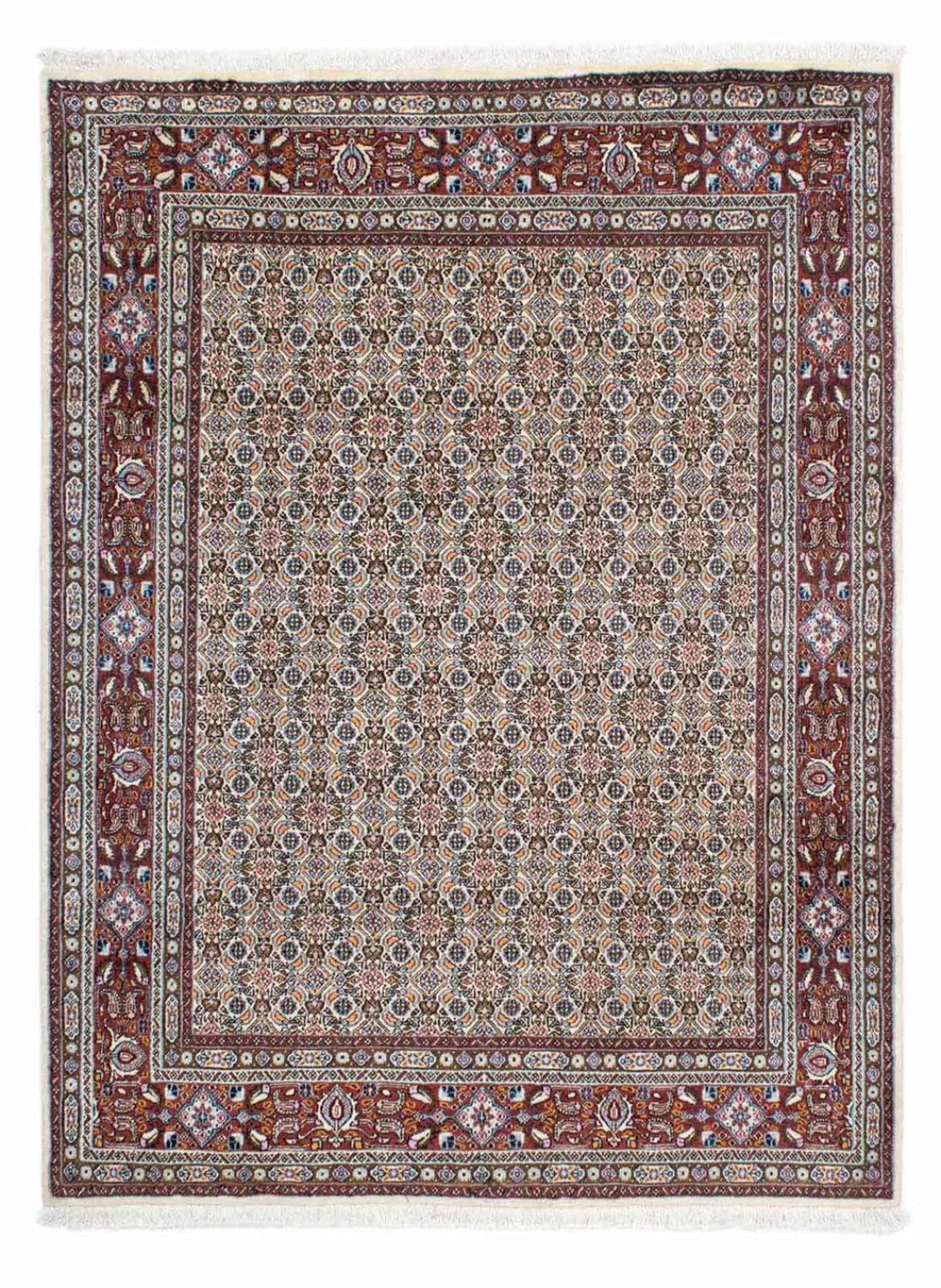 morgenland Wollteppich »Moud Stark Gemustert Beige 248 x 149 cm«, rechtecki günstig online kaufen