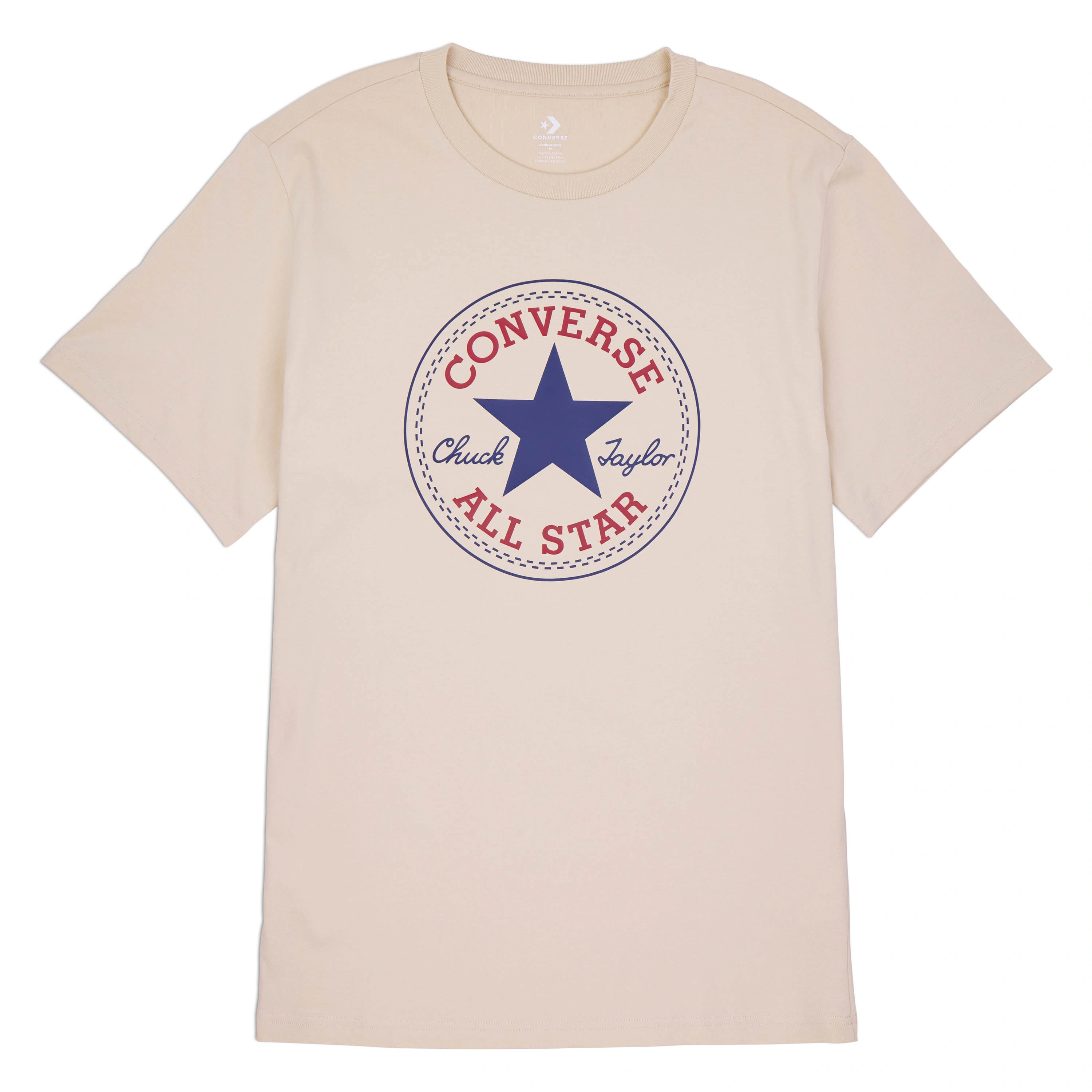 Converse T-Shirt "UNISEX CONVERSE GO-TO ALL STAR PATCH LOGO STANDARD FIT T- günstig online kaufen