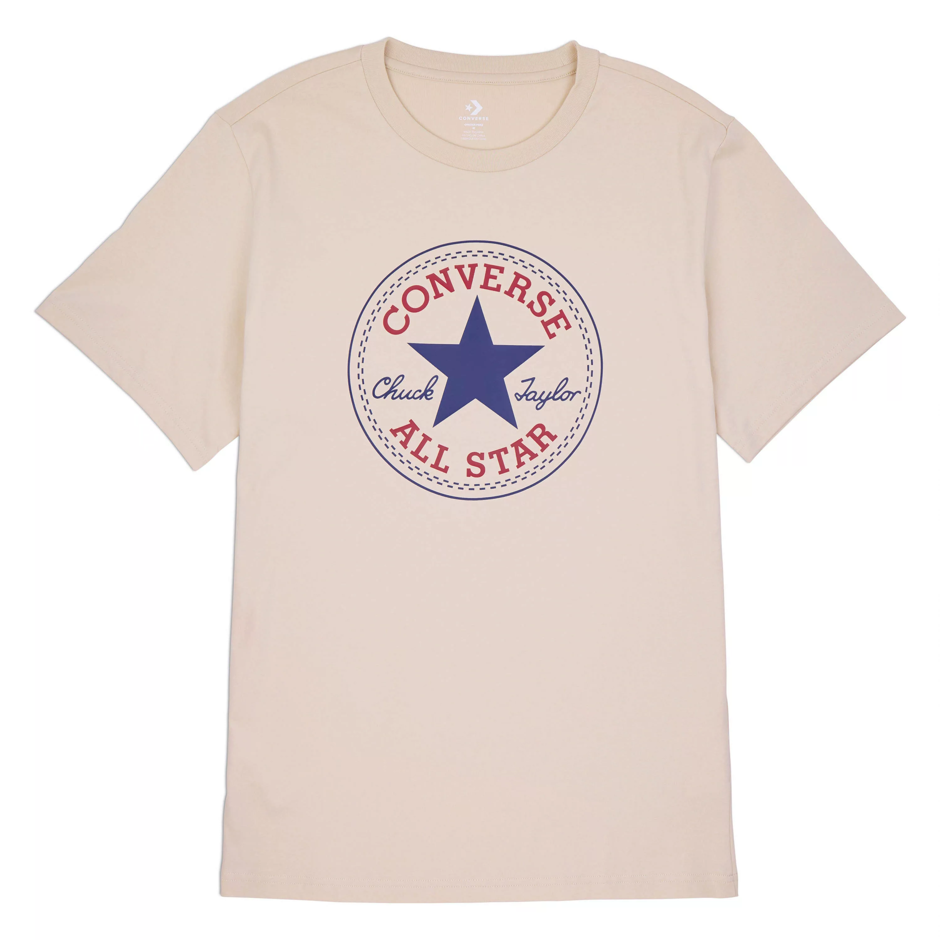 Converse T-Shirt "UNISEX CONVERSE GO-TO ALL STAR PATCH LOGO STANDARD FIT T- günstig online kaufen