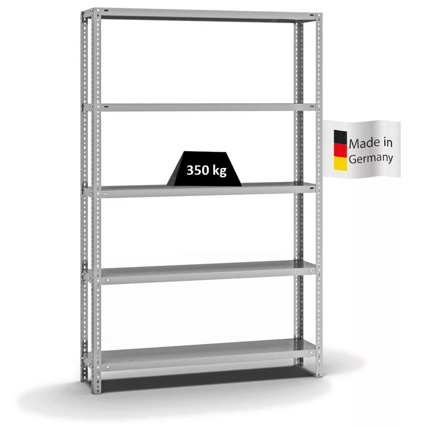 PROREGAL Fachbodenregal Schraubsystem Heavy-Duty Grundregal HxBxT 200 x 130 günstig online kaufen