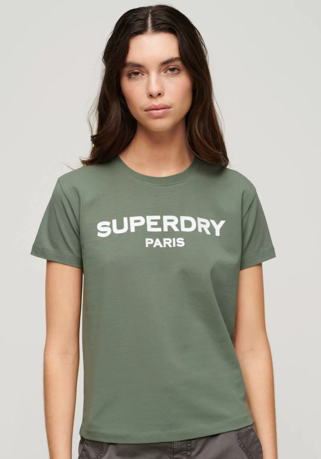 Superdry Kurzarmshirt "SPORT LUXE GRAPHIC FITTED TEE" günstig online kaufen