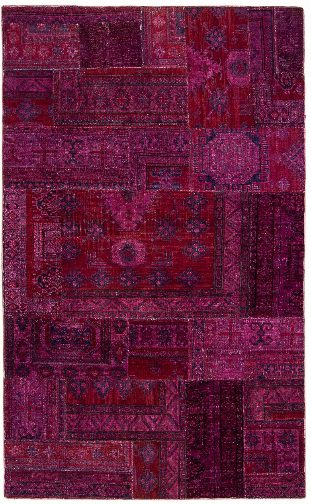 morgenland Wollteppich »Kazak Patchwork 234 x 145 cm«, rechteckig, Unikat m günstig online kaufen