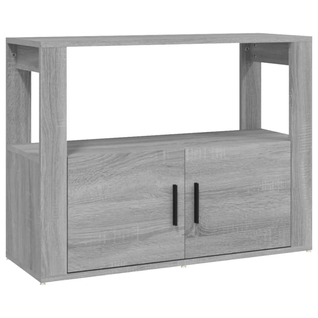 Vidaxl Sideboard Grau Sonoma 80x30x60 Cm Holzwerkstoff günstig online kaufen
