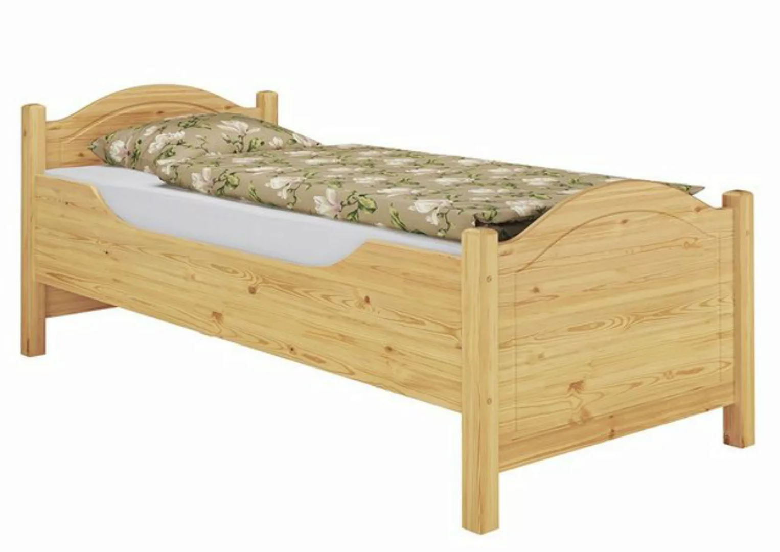 ERST-HOLZ Bett Seniorenbett extra hoch 90x200 mit Federleisten, Kieferfarbl günstig online kaufen