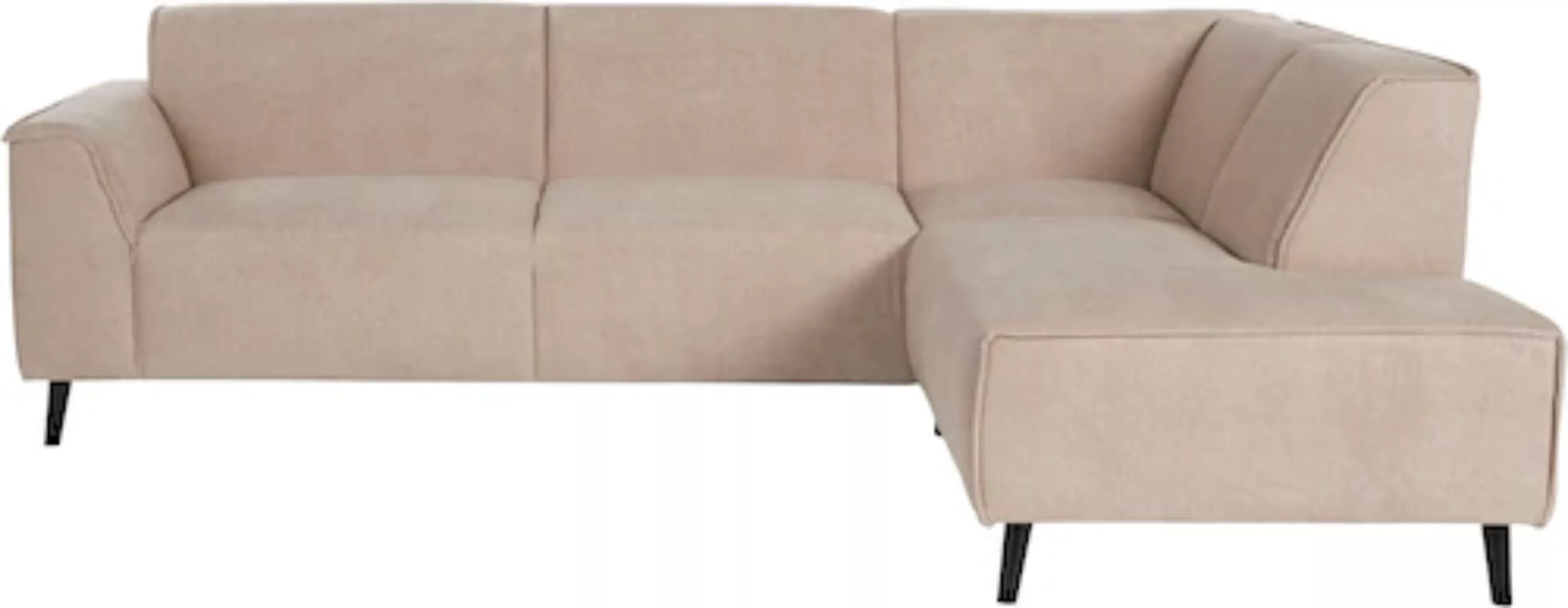 DOMO collection Ecksofa "Amora, bequem und zeitlos, L-Form", mit Federkern günstig online kaufen
