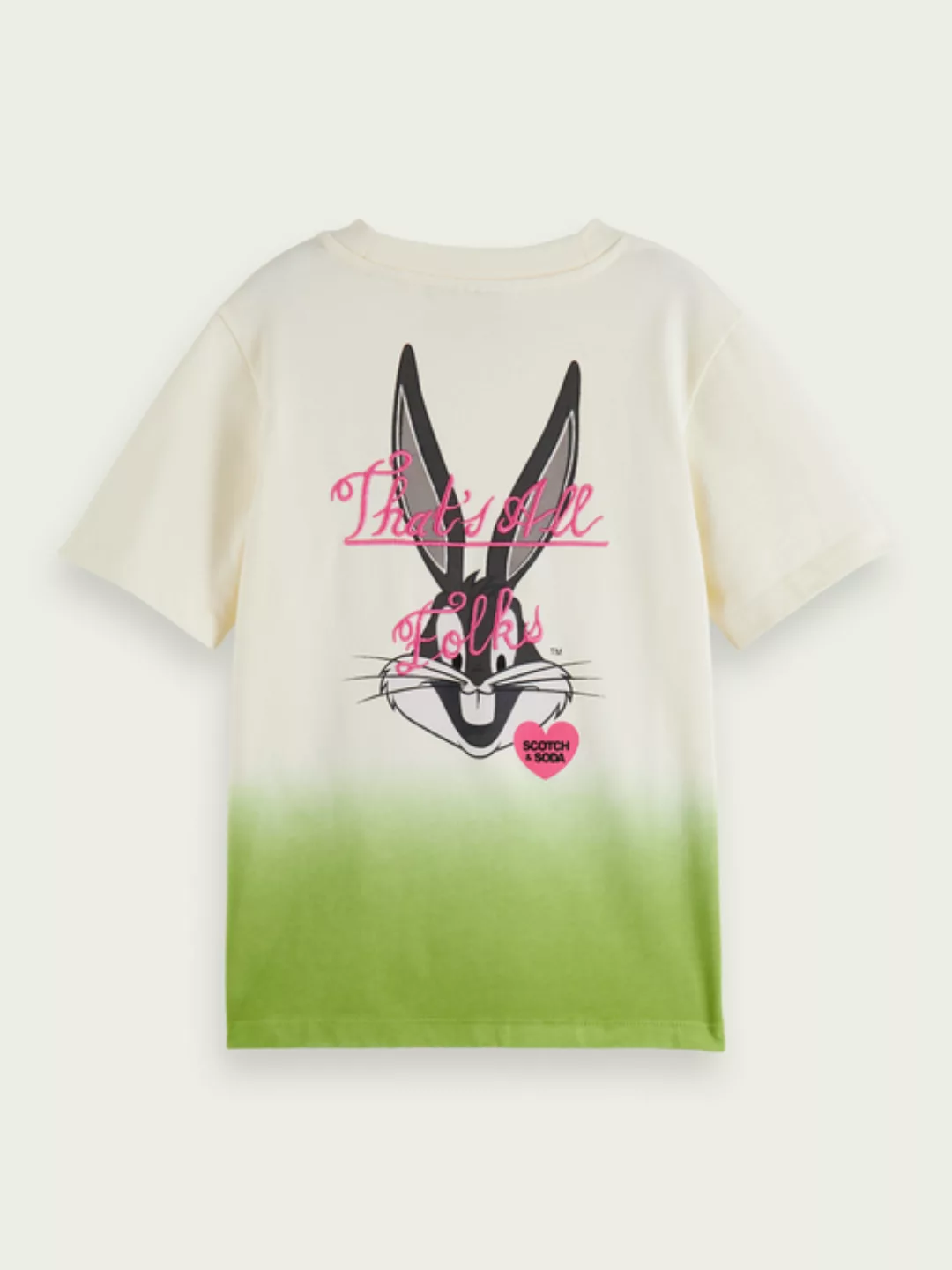 Scotch & Soda Looney Tunes x Scotch & Soda Relaxed Fit T-Shirt mit „Dip-Dye günstig online kaufen