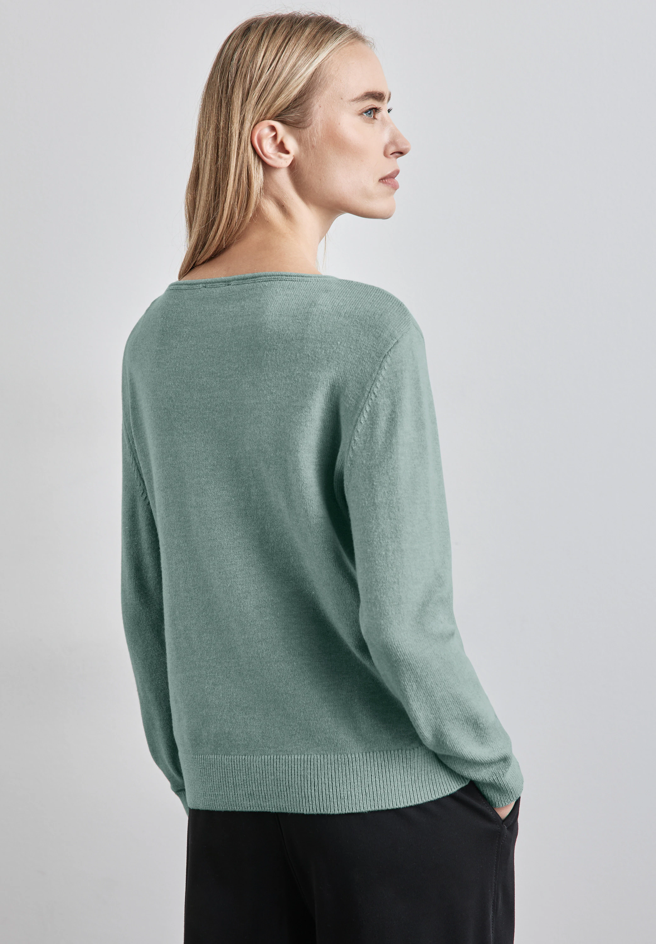 STREET ONE Strickpullover, mit U-Boot-Ausschnitt günstig online kaufen