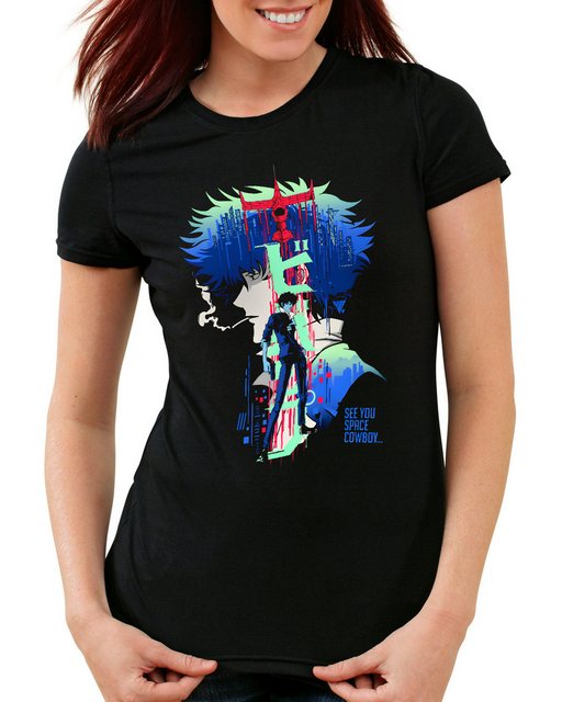 style3 T-Shirt See you Cowboy anime manga swordfish cowboy bebop günstig online kaufen