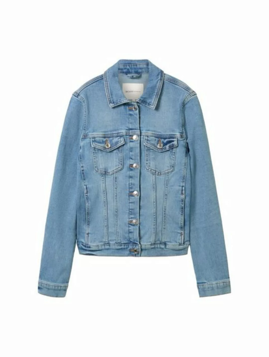 Tom Tailor Denim Damen Jeansjacke EASY DENIM JACKET - Regular Fit günstig online kaufen