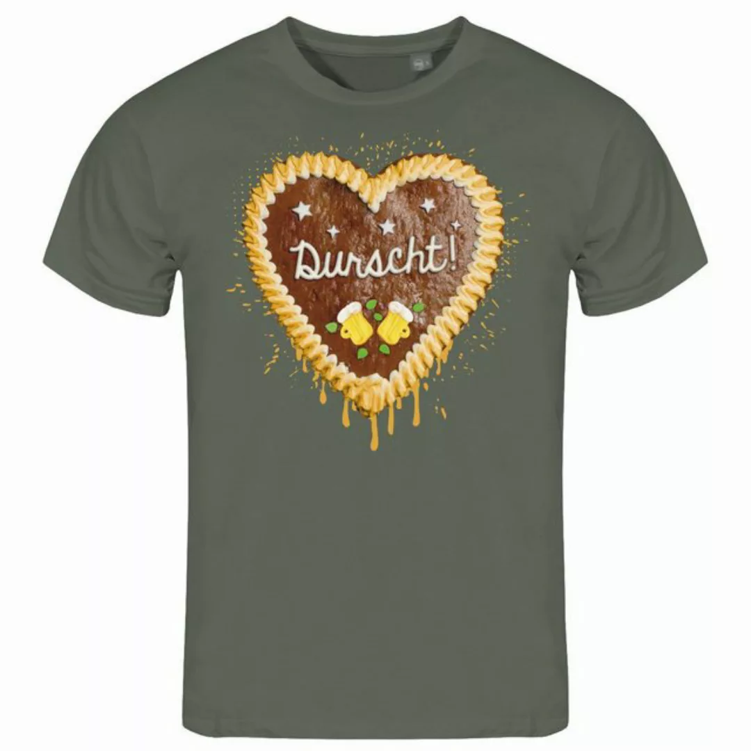 deinshirt Print-Shirt Herren T-Shirt Lebkuchenherz Durscht Funshirt mit Mot günstig online kaufen