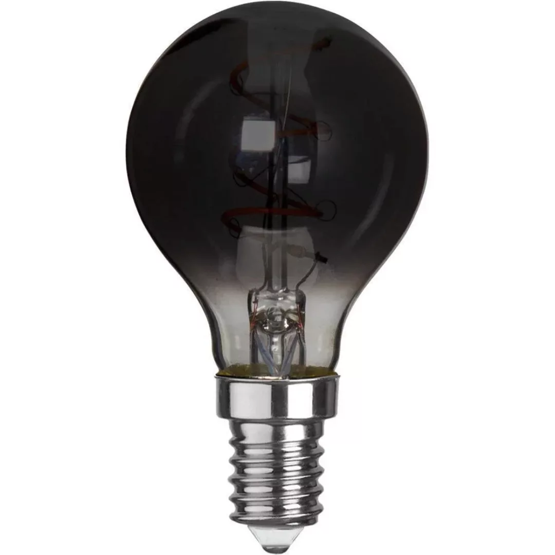 LED-Lampe P45 E14 3W 1.800K rauchgrau günstig online kaufen