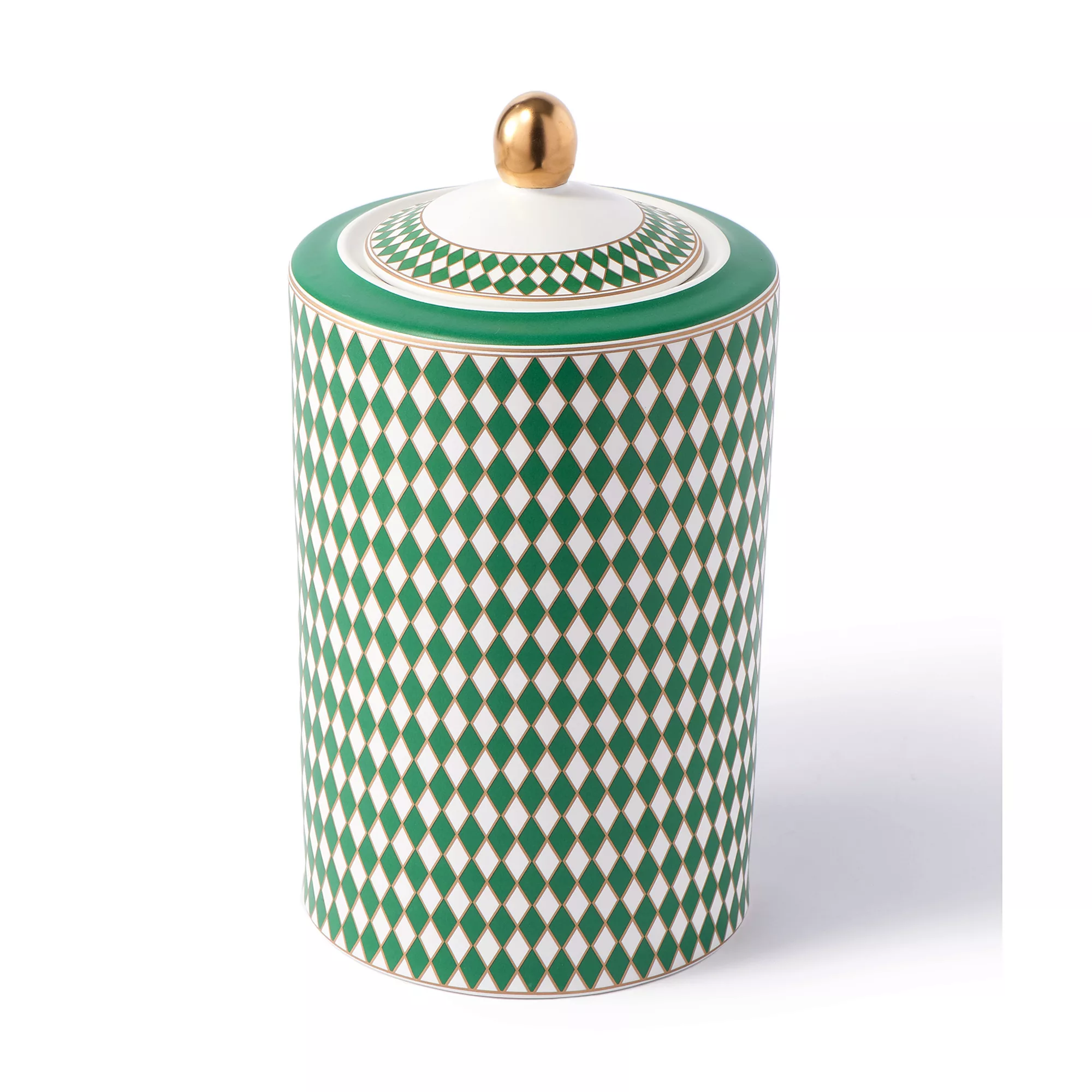 pols potten - Chess Aufbewahrungsdose H 26cm - dunkelgrün/H 26cm / Ø 14,3cm günstig online kaufen