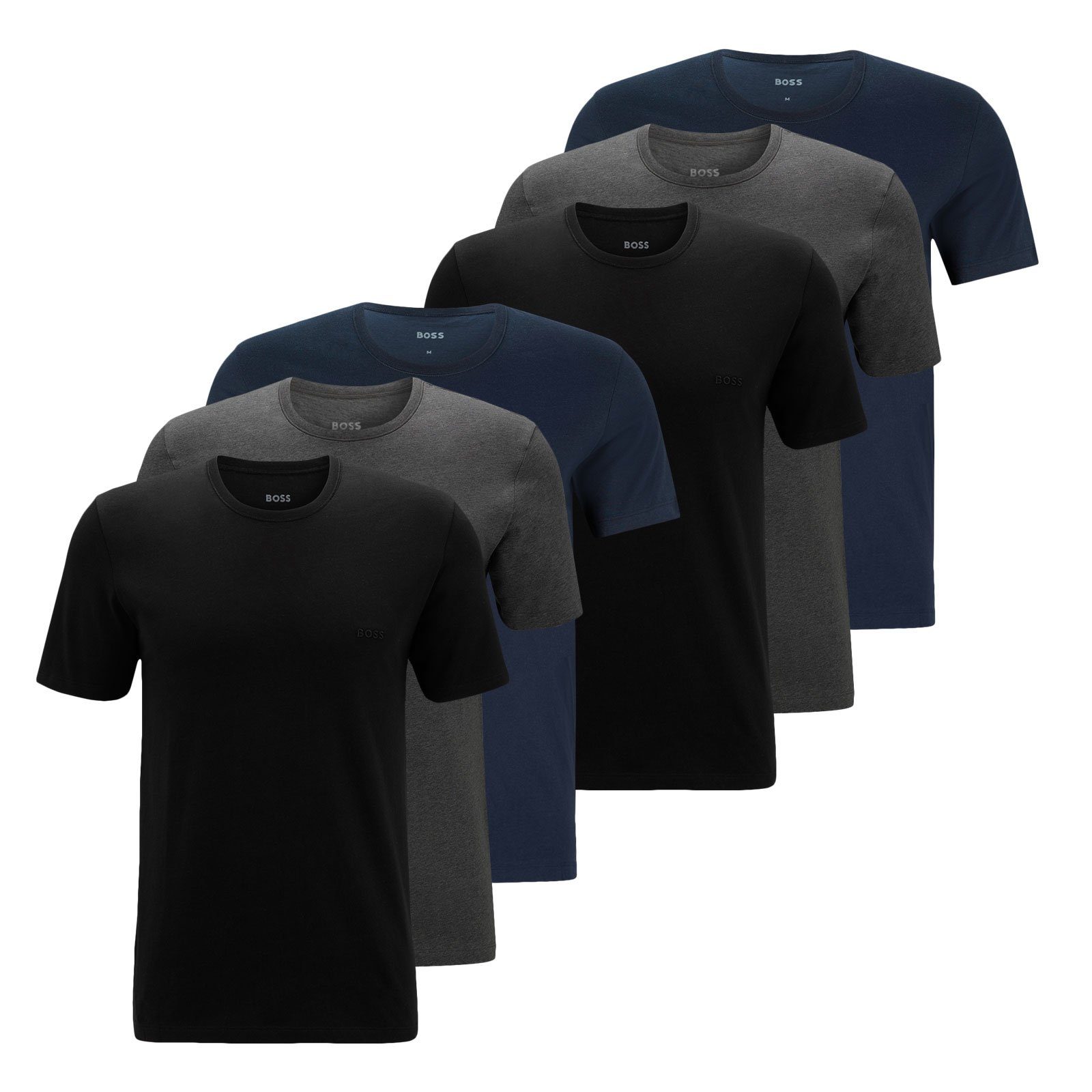 BOSS Unterziehshirt Classic T-Shirt (6-St) mit günstig online kaufen