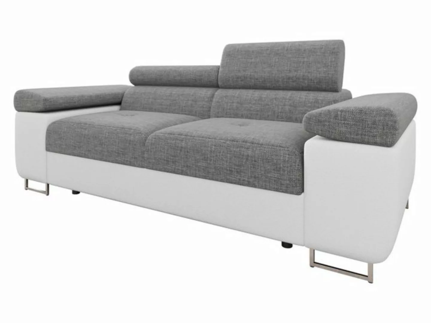 MIRJAN24 Sofa Torezio 2, Einstellbare Kopfstützen, 198x102x70-90 cm günstig online kaufen