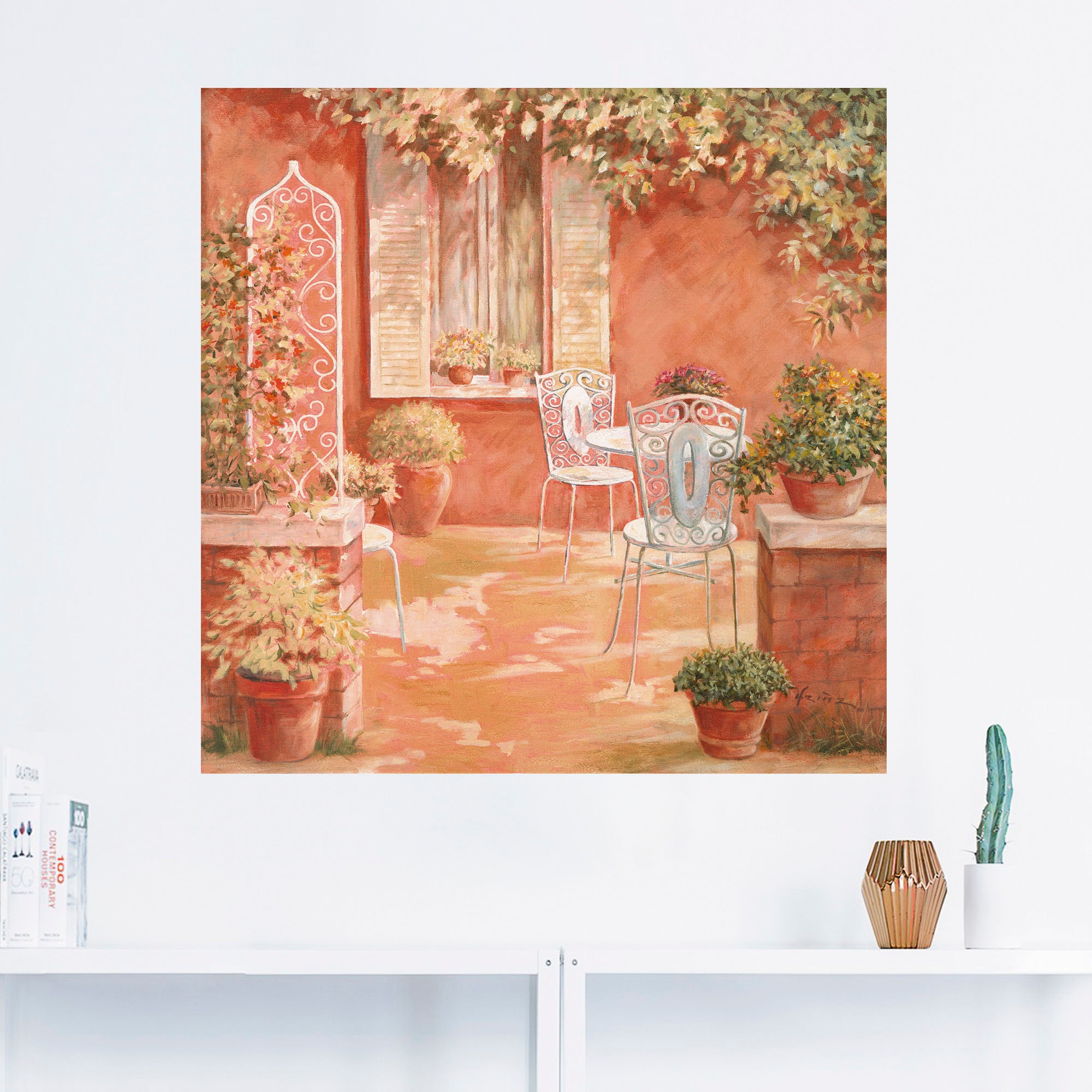 Artland Wandbild "Garten", Garten, (1 St.), als Leinwandbild, Wandaufkleber günstig online kaufen