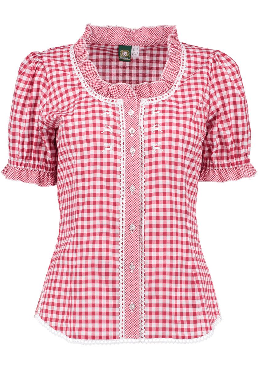 OS Trachten Trachtenbluse Poror Kurzarmbluse mit günstig online kaufen