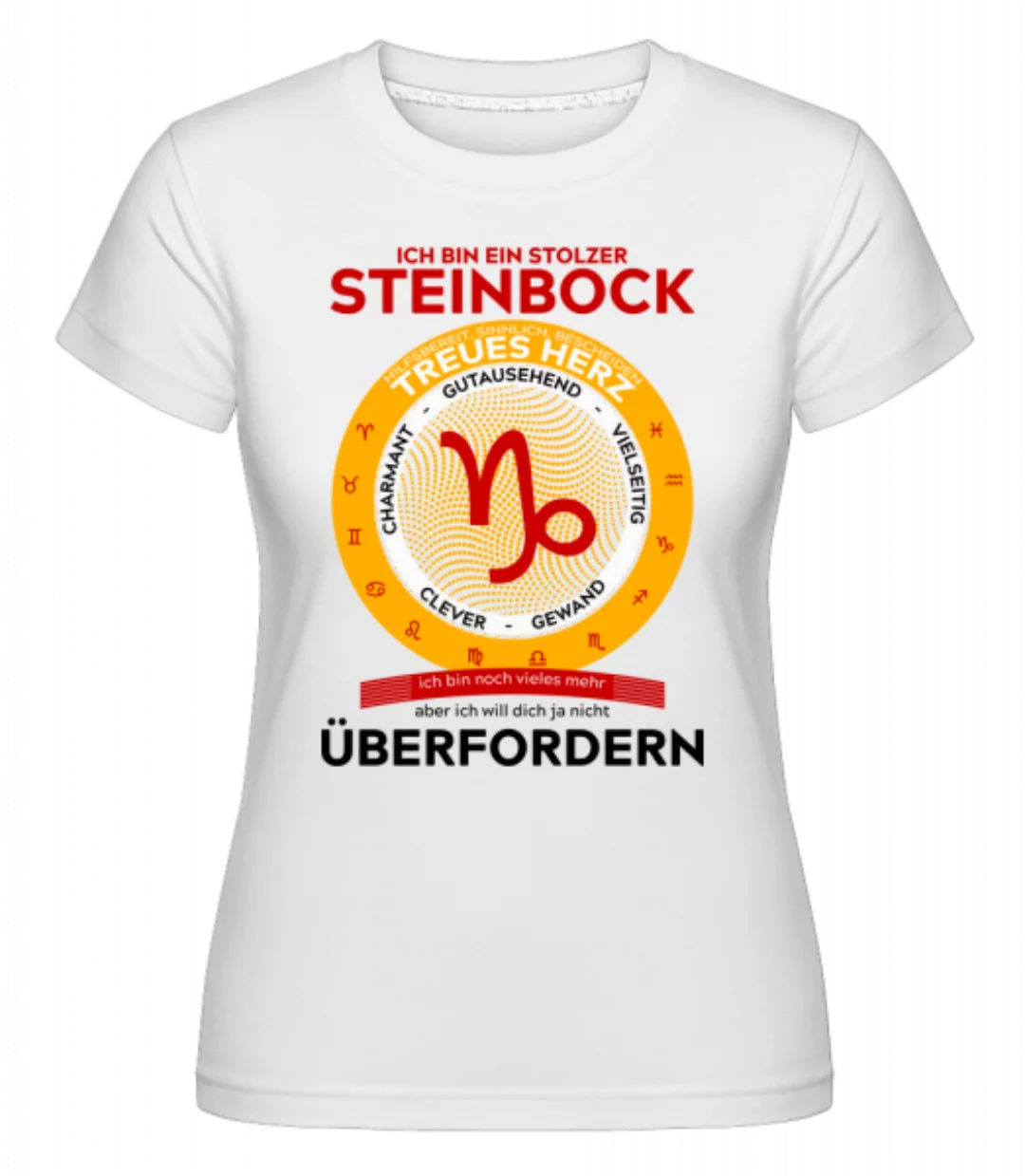 Steinbock Treues herz · Shirtinator Frauen T-Shirt günstig online kaufen