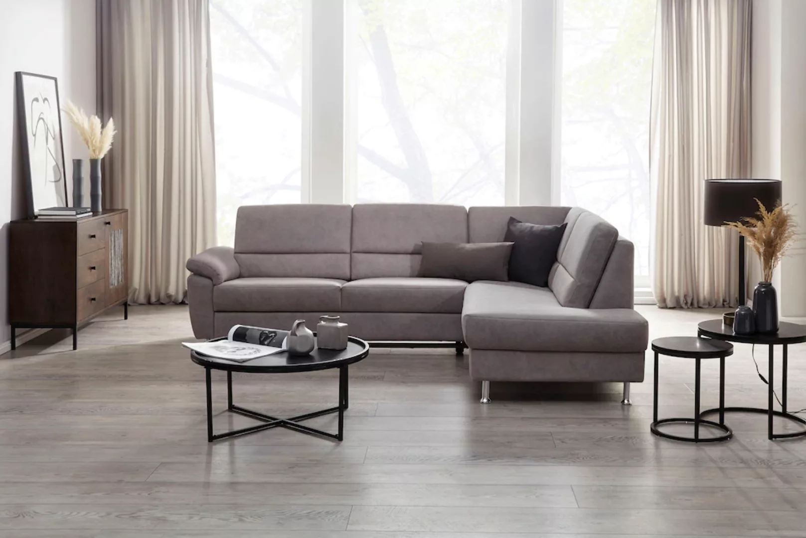 CALIZZA INTERIORS Ecksofa "Onyx L-Form", Ottomane links oder rechts, wahlwe günstig online kaufen