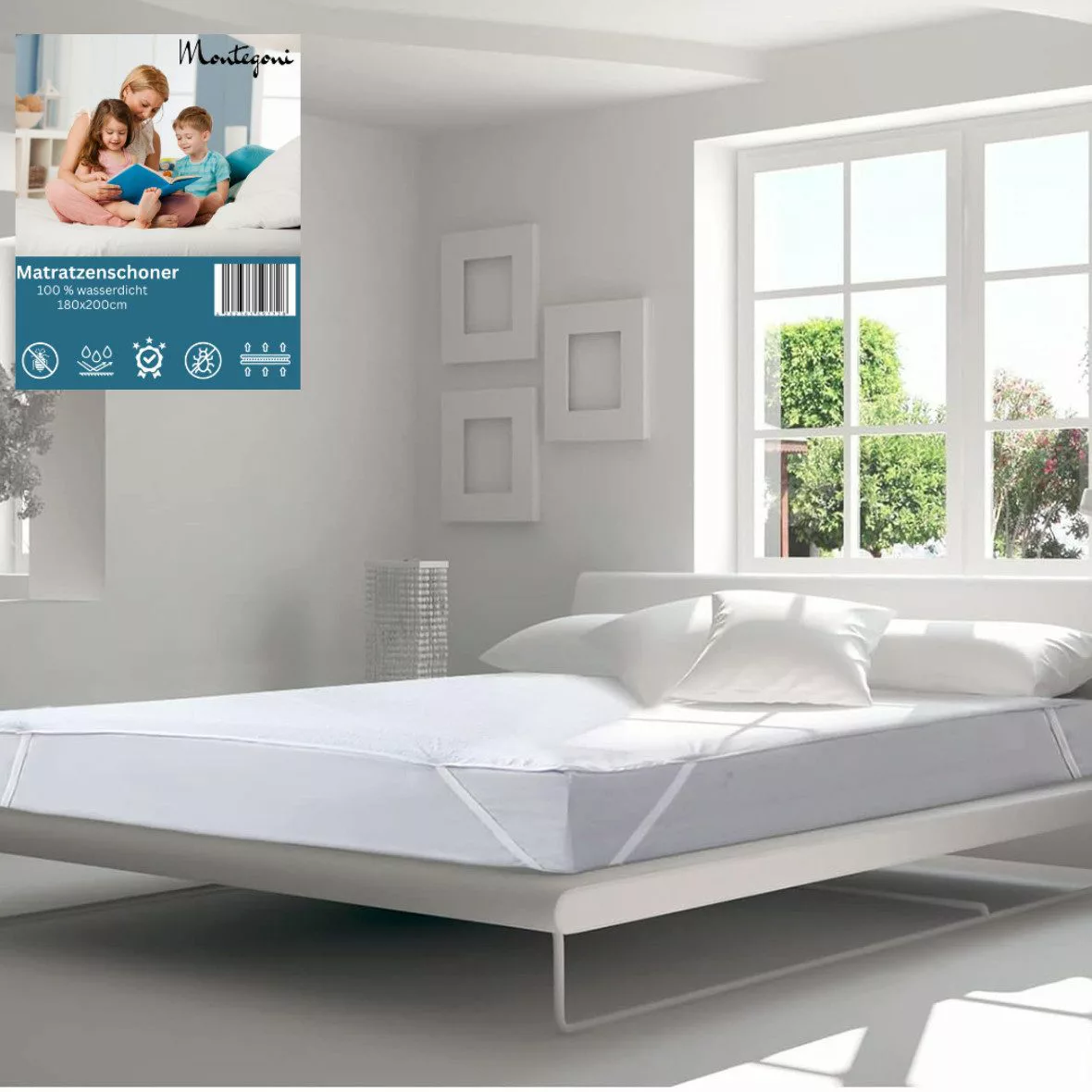 Matratzenschoner 180x200 cm Matratzenauflage - Wasserdicht, günstig online kaufen