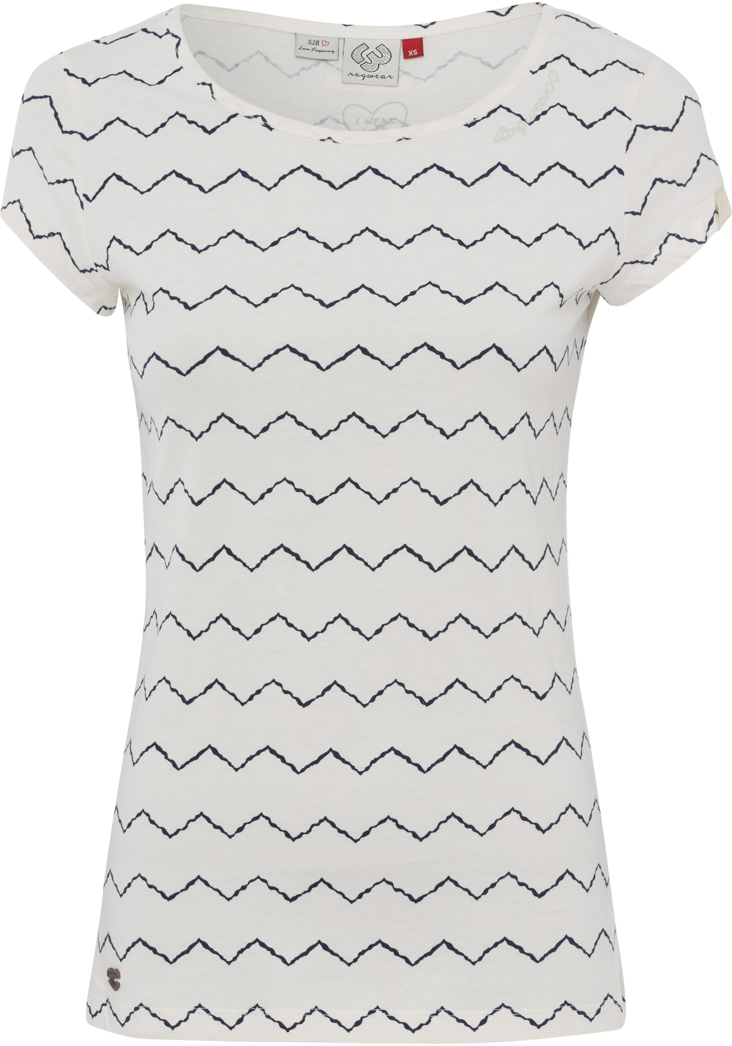 Ragwear T-Shirt "MINT ZIG ZAG", im Zig Zag Allover-Print-Design günstig online kaufen