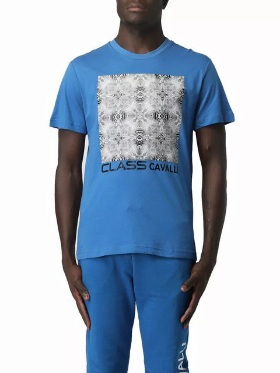 Cavalli Class Sweatshirt Cavalli Class Tshirt blau Herren günstig online kaufen