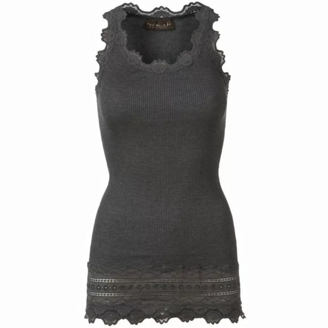 rosemunde Tanktop Benita Silk Top Camisole mit Vintage-Spitze am Ausschnitt günstig online kaufen