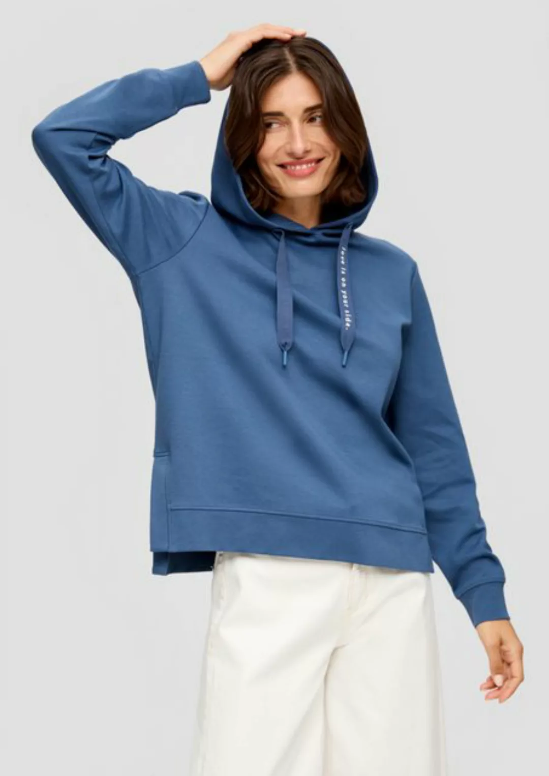 s.Oliver Sweatshirt Sweatshirt mit Kapuze im Relaxed Fit günstig online kaufen