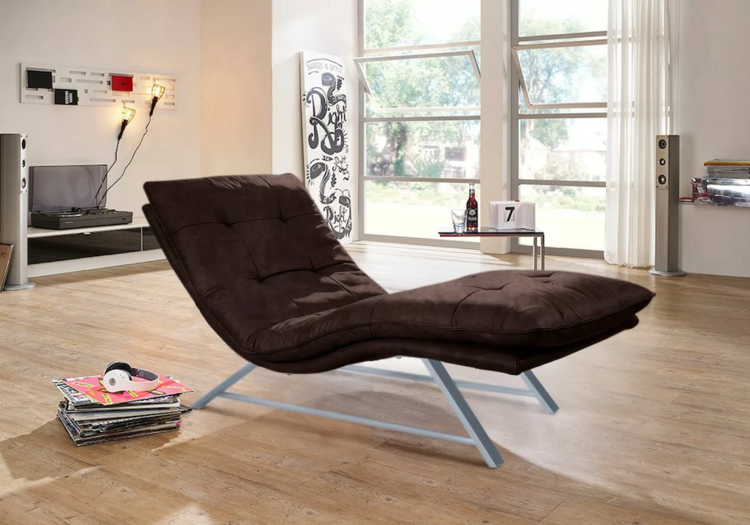 W.SCHILLIG Relaxliege »daily dreams«, in Waffelkissen-Optik, wahlweise mit günstig online kaufen