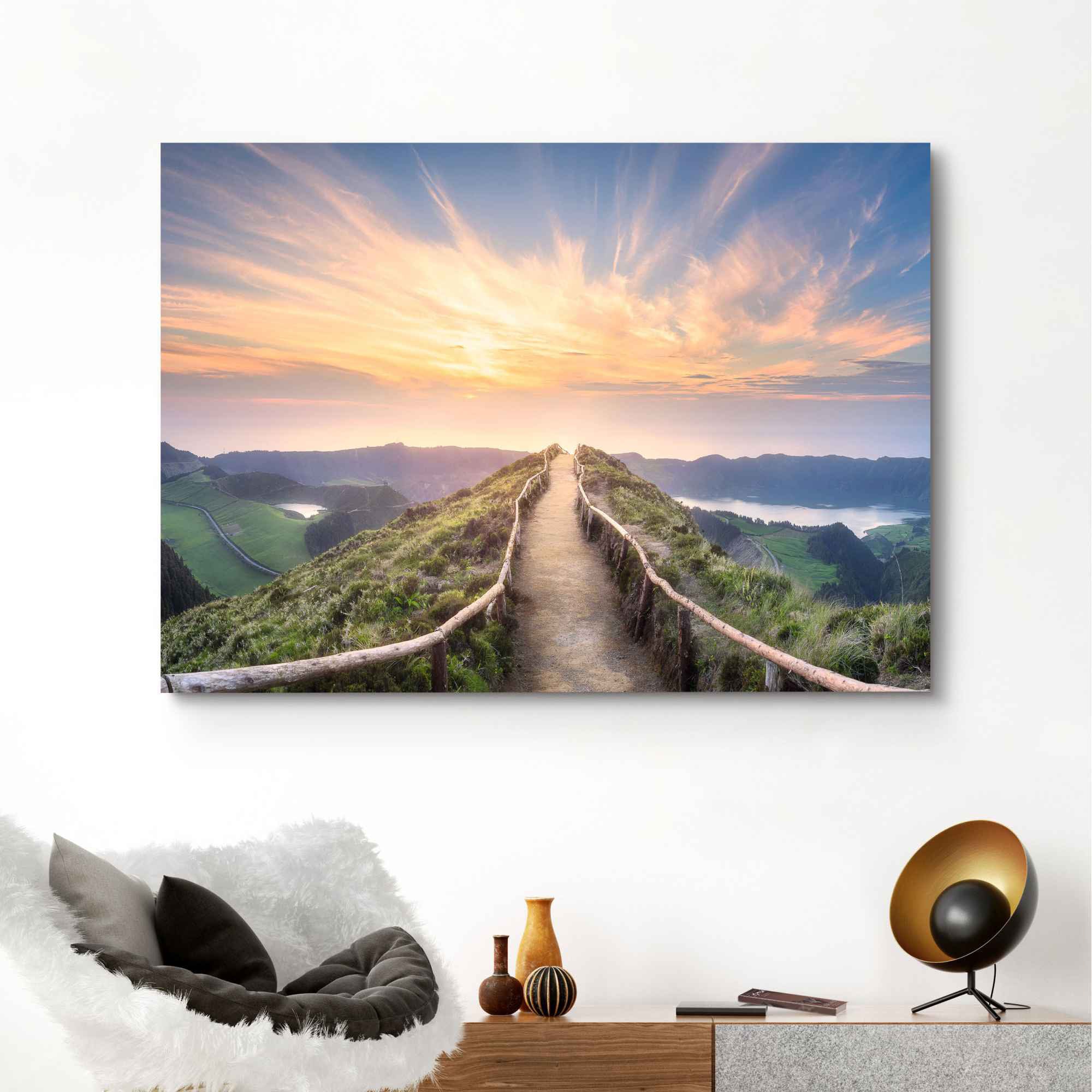 Reinders! Wandbild »Morgenröte Berge - Sonnenaufgang - Natur«, (1 St.) günstig online kaufen