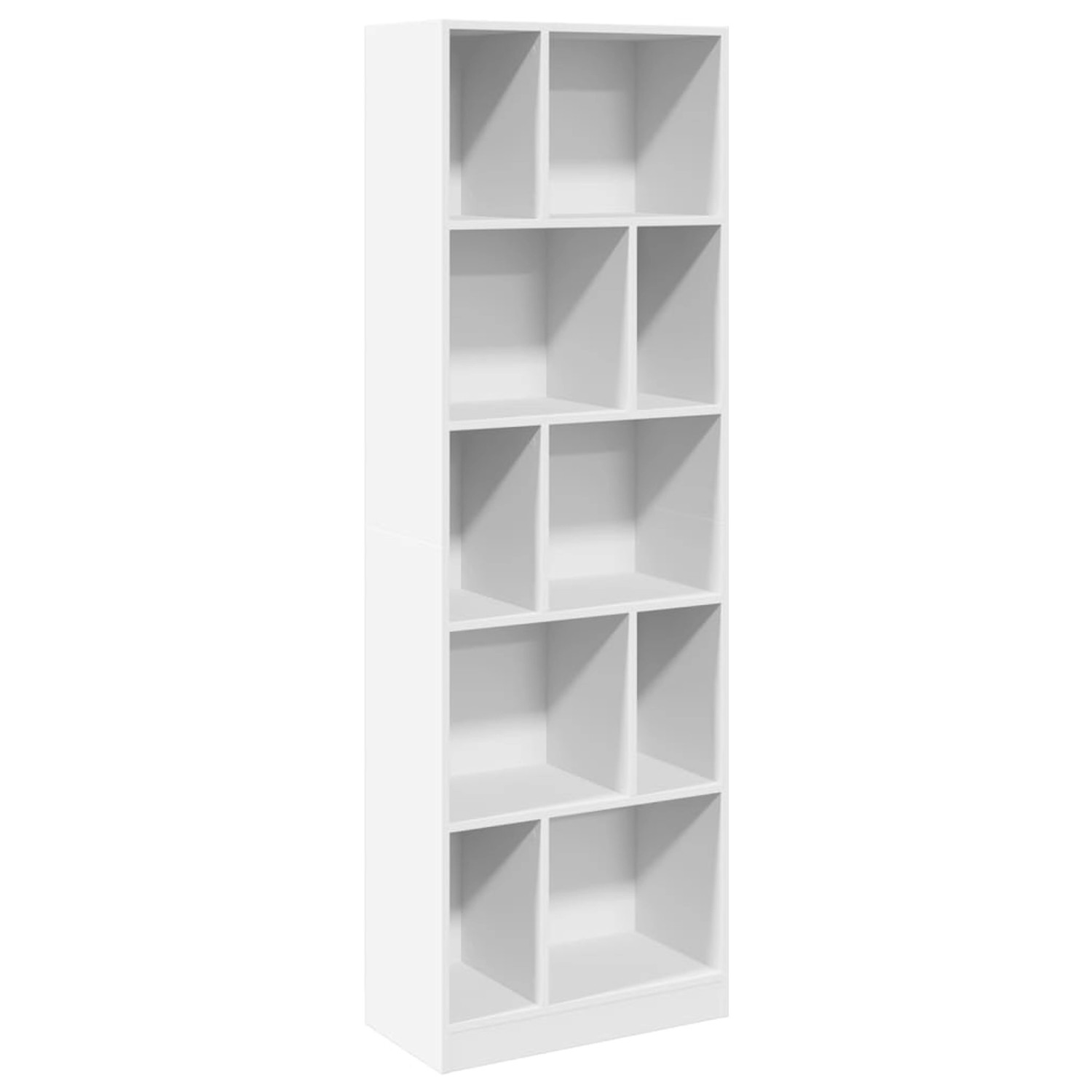 vidaXL Bücherregal Weiß 57x28,5x174 cm Holzwerkstoff günstig online kaufen