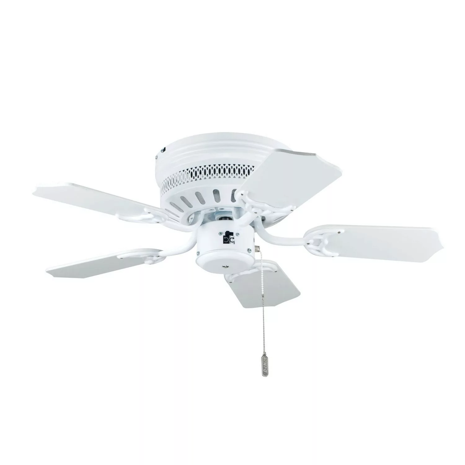 DEKO-ELEKTRO Deckenventilator White Liane Mini 75 cm mit Zugschnur günstig online kaufen